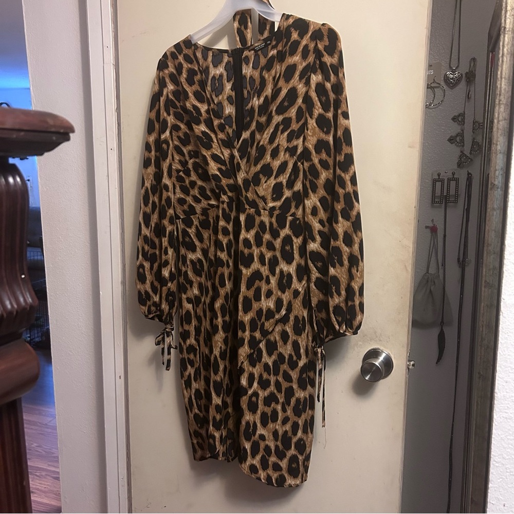 Leopard print dress